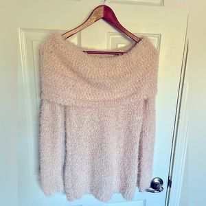 LC Lauren Conrad Blush Pink soft sweater